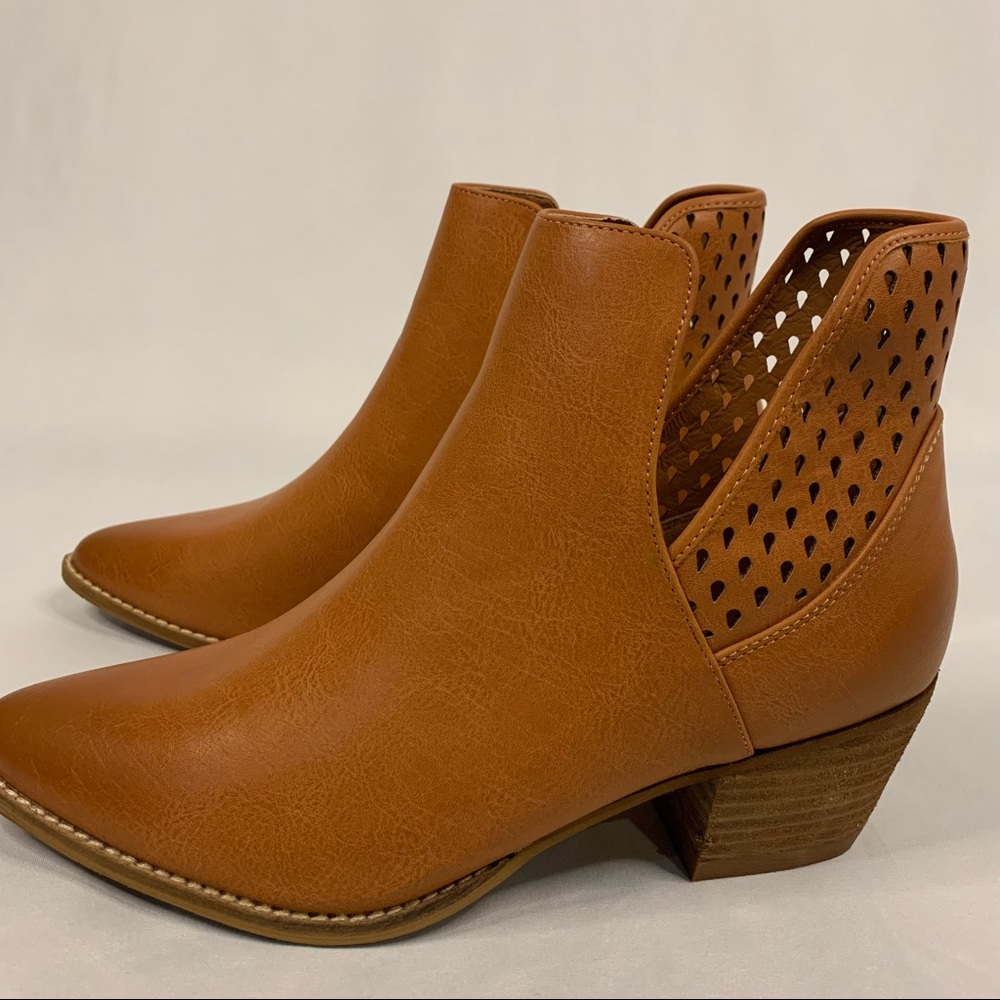 NEW! Cognac Booties | 8.5 | BEAST Fashion